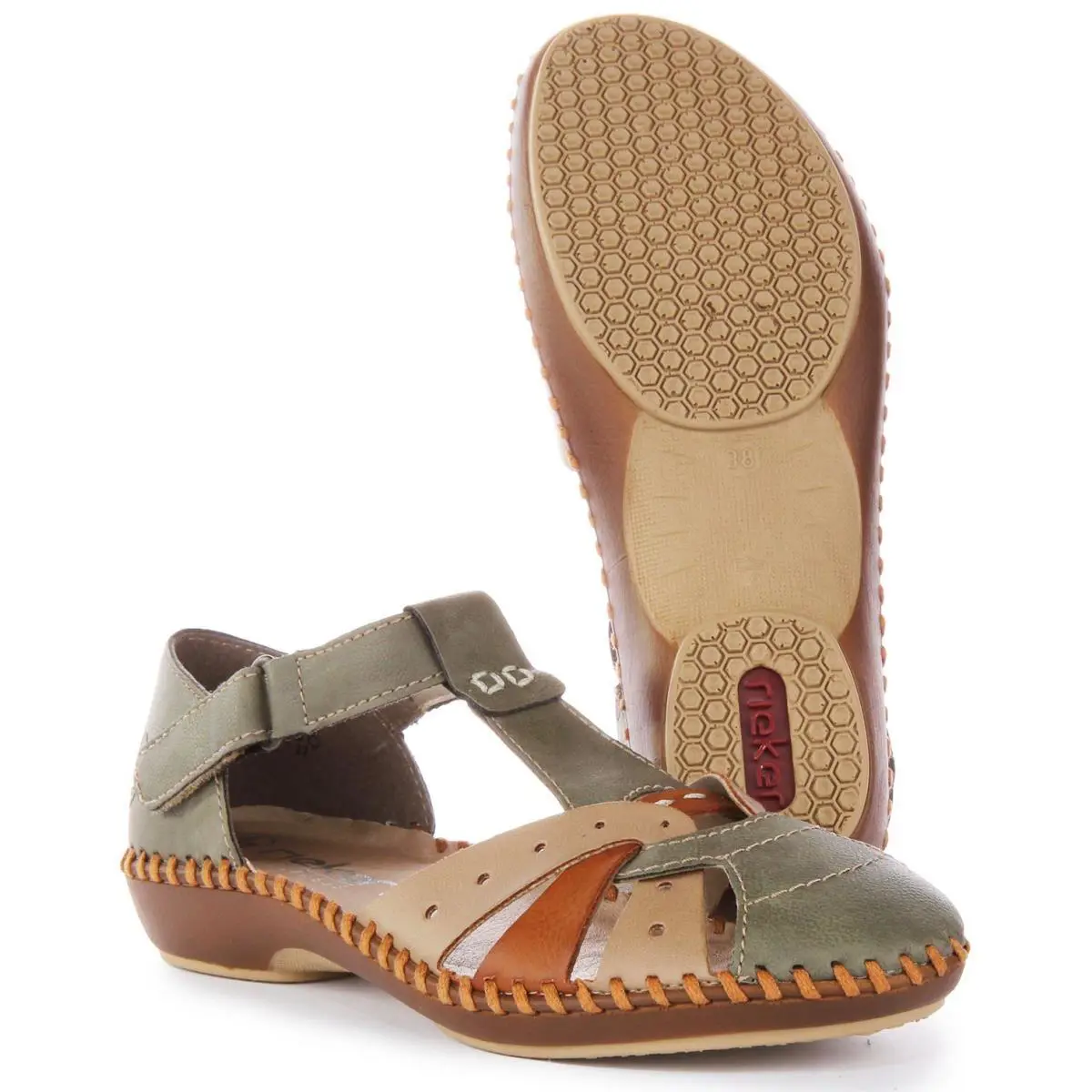 Rieker shoes - GREEN MULTI 3
