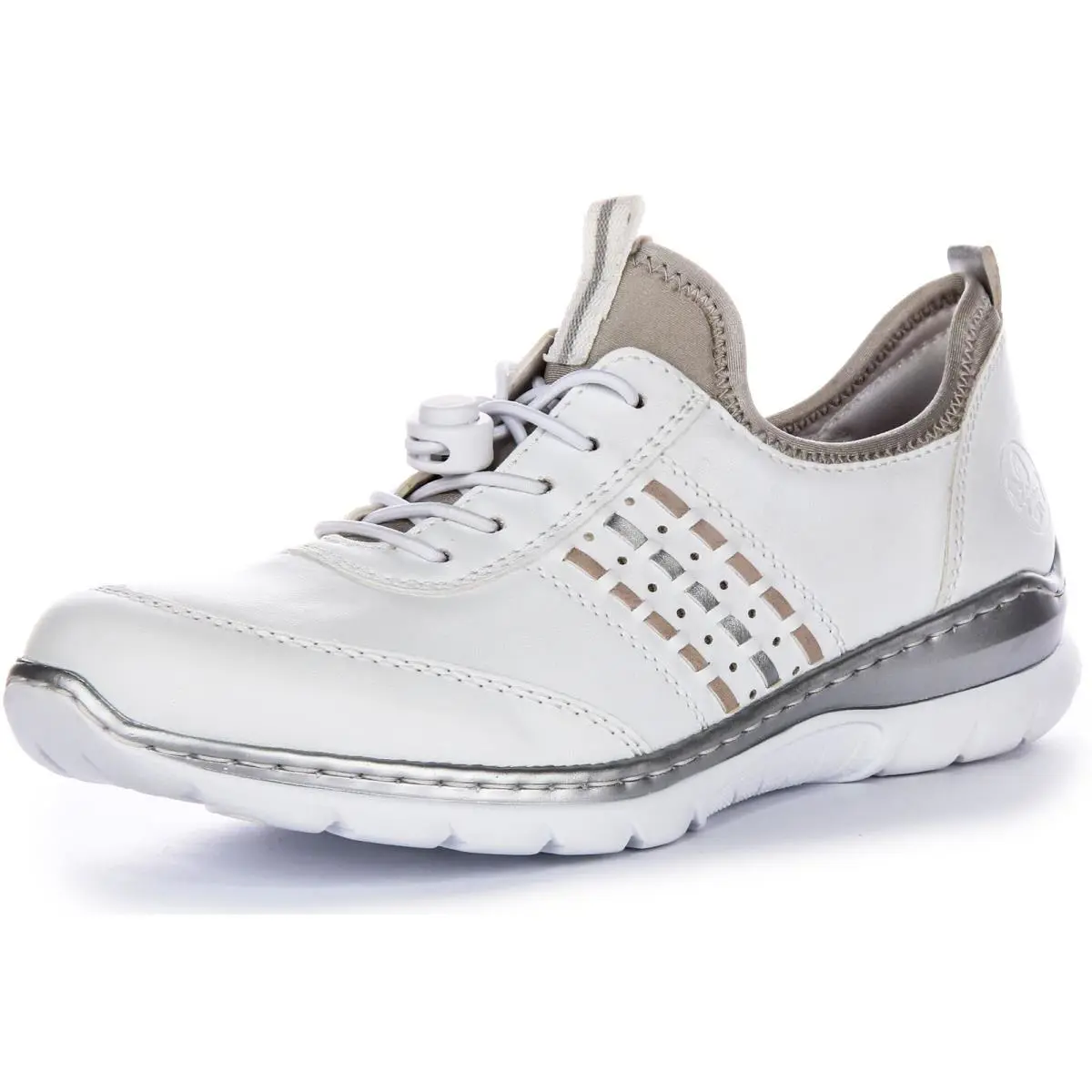 Rieker shoes - WHITSILVER 4