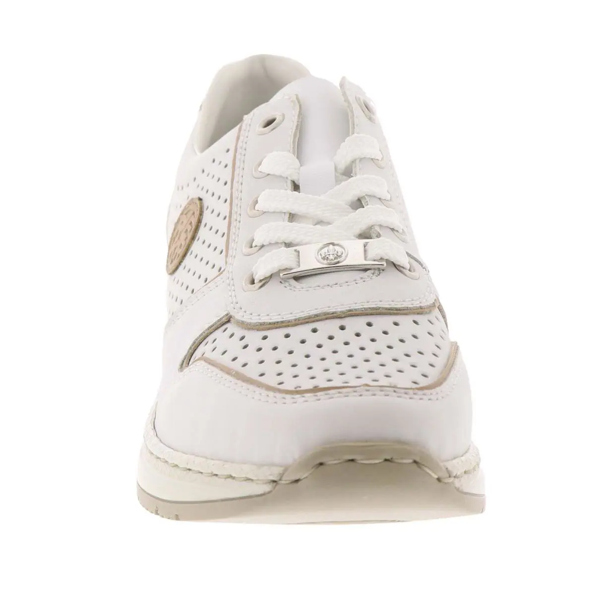 Rieker shoes - White/Nude 3