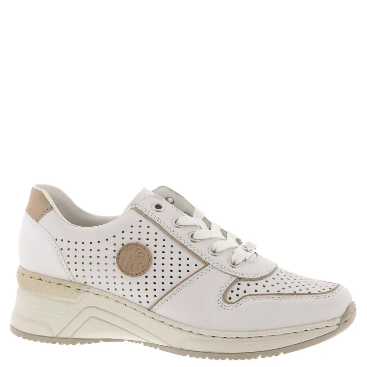 Rieker shoes - White/Nude 5
