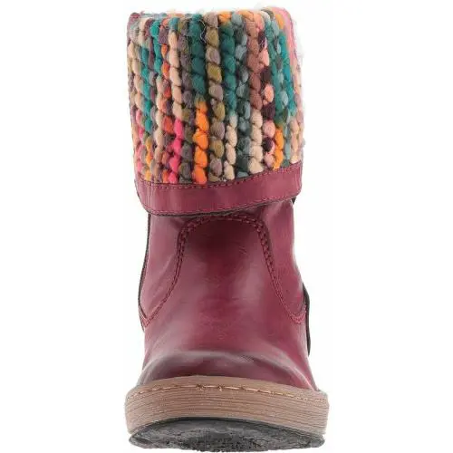 Rieker shoes - RIEKER Z6798-35 ROLL-DOWN - RED COMBINATION 0