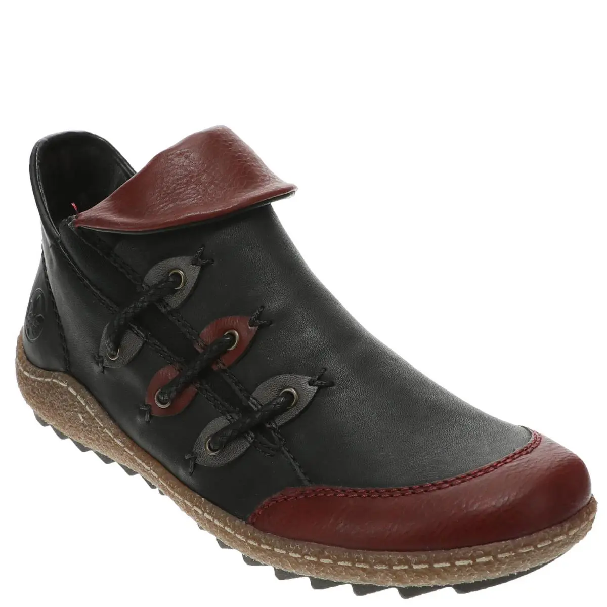 Rieker Liv 82 Women`s Boot - Black/Wine