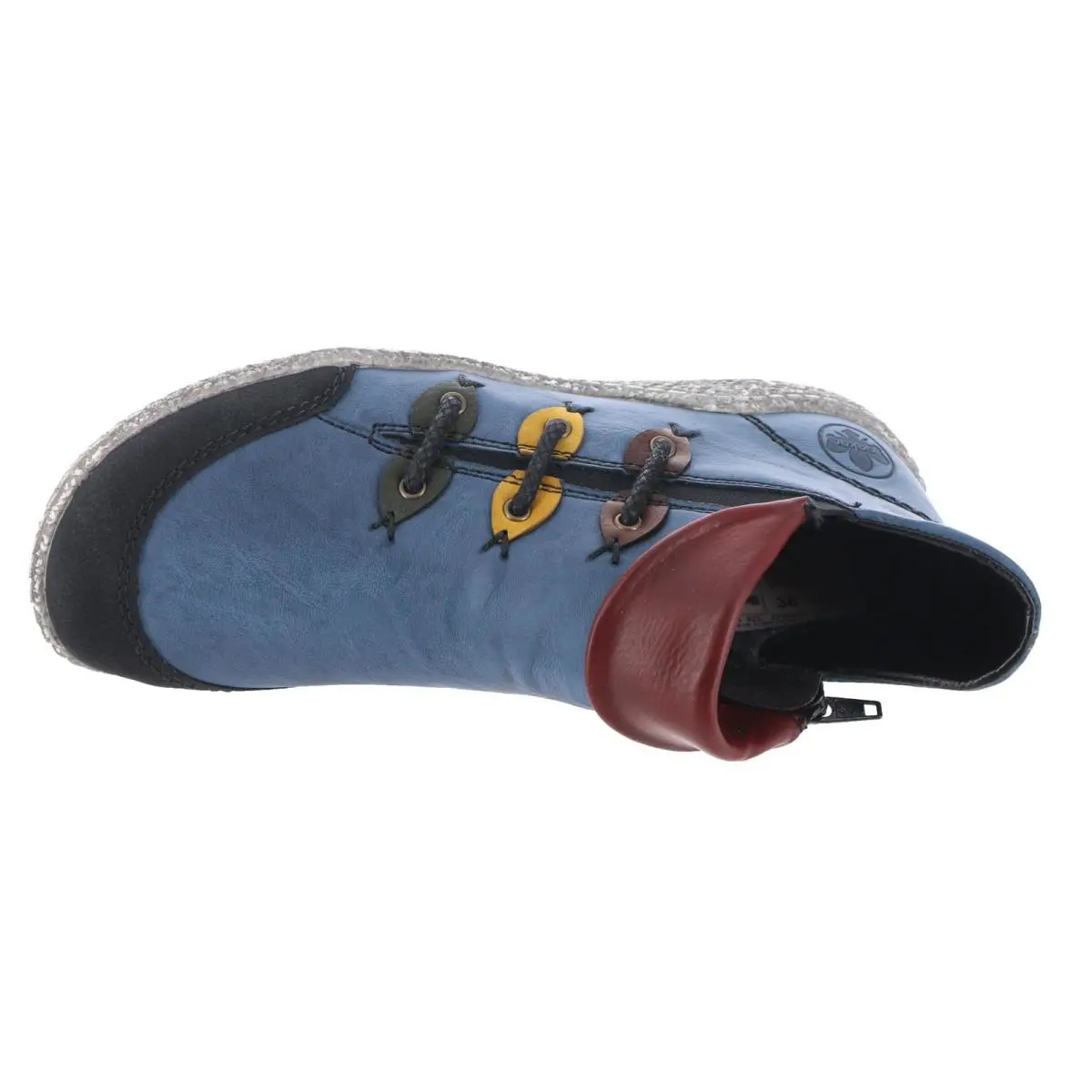 Rieker shoes - Royal Blue/Multi 6