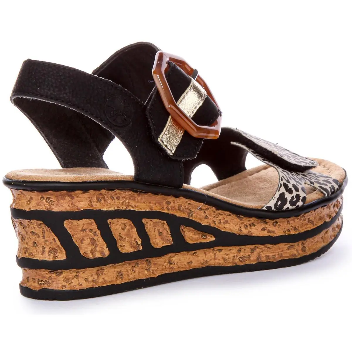 Rieker shoes - BLACK MULTI 1