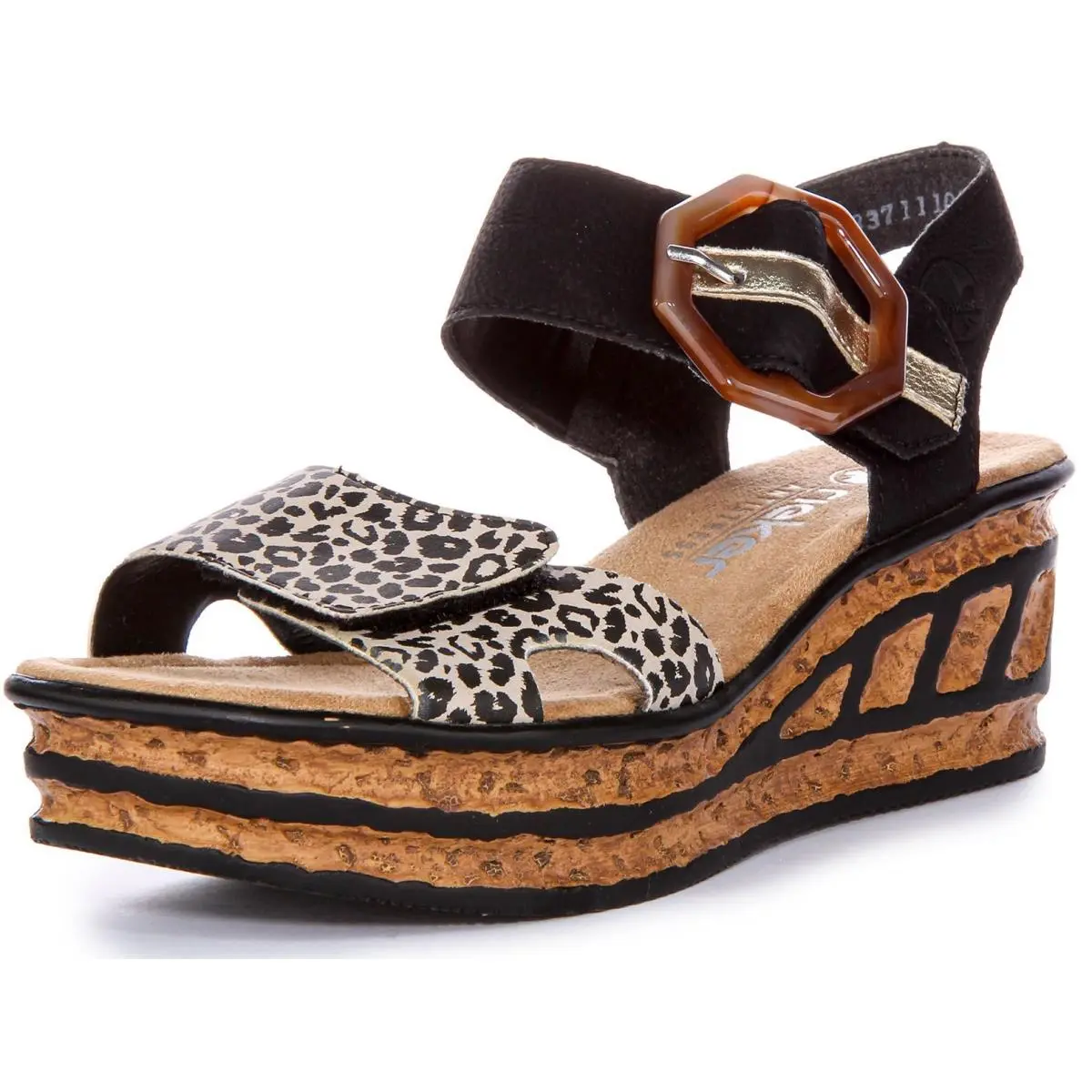 Rieker shoes - BLACK MULTI 4