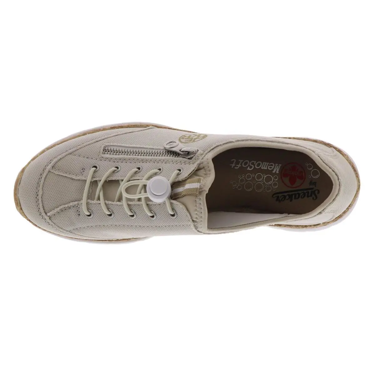 Rieker Nikita 63 Women`s Slip On - Cream
