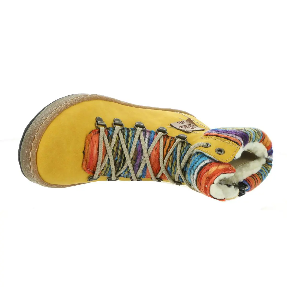 Rieker shoes - Yellow/Multi 4