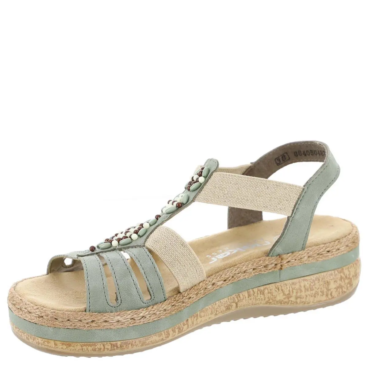 Rieker shoes - Sage/Cream 1
