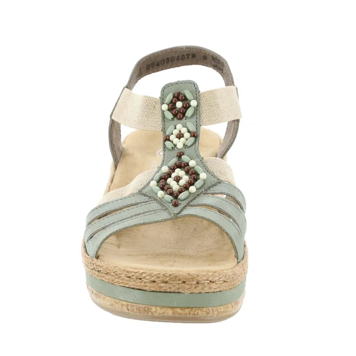 Rieker shoes - Sage/Cream 2