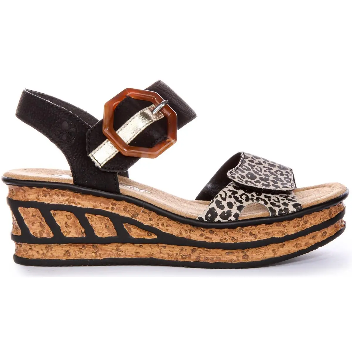 Rieker shoes - BLACK MULTI 6