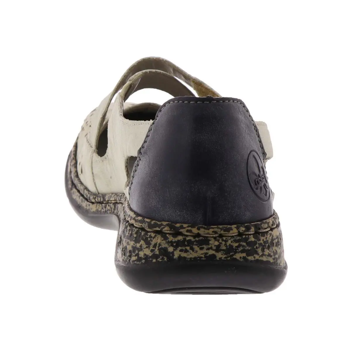 Rieker shoes - Cream/Blue 3