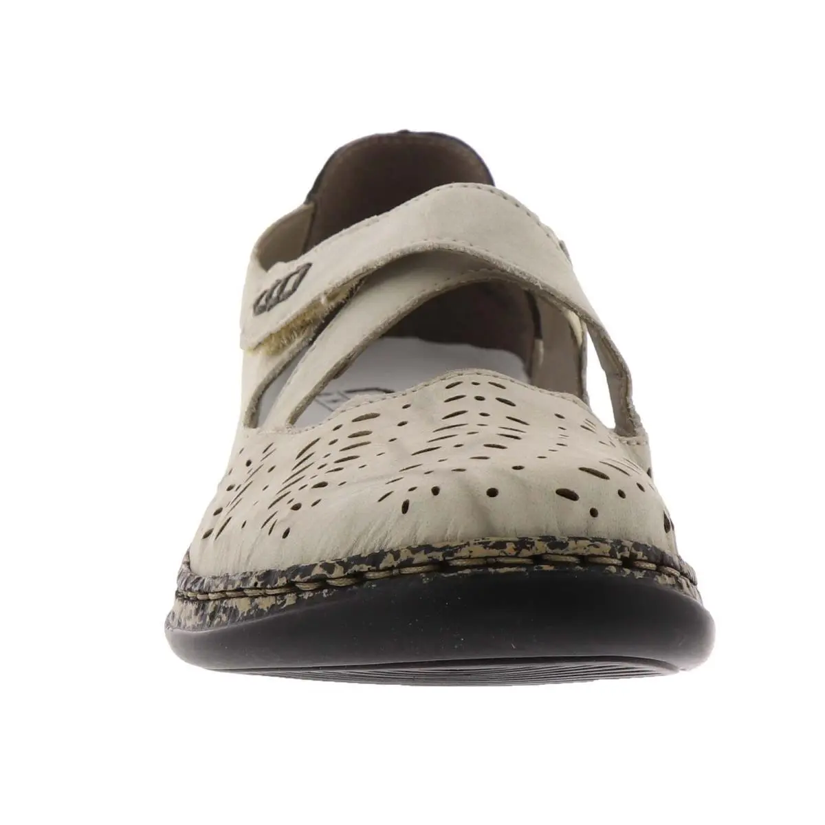 Rieker shoes - Cream/Blue 7