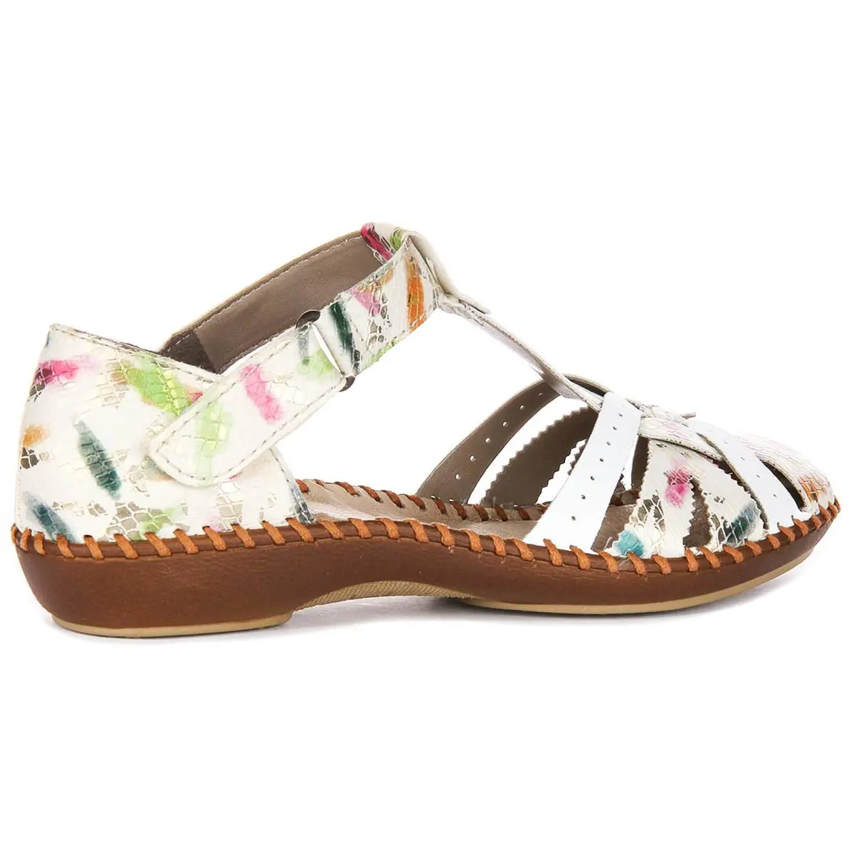 Rieker shoes - WHITE MULTI 1
