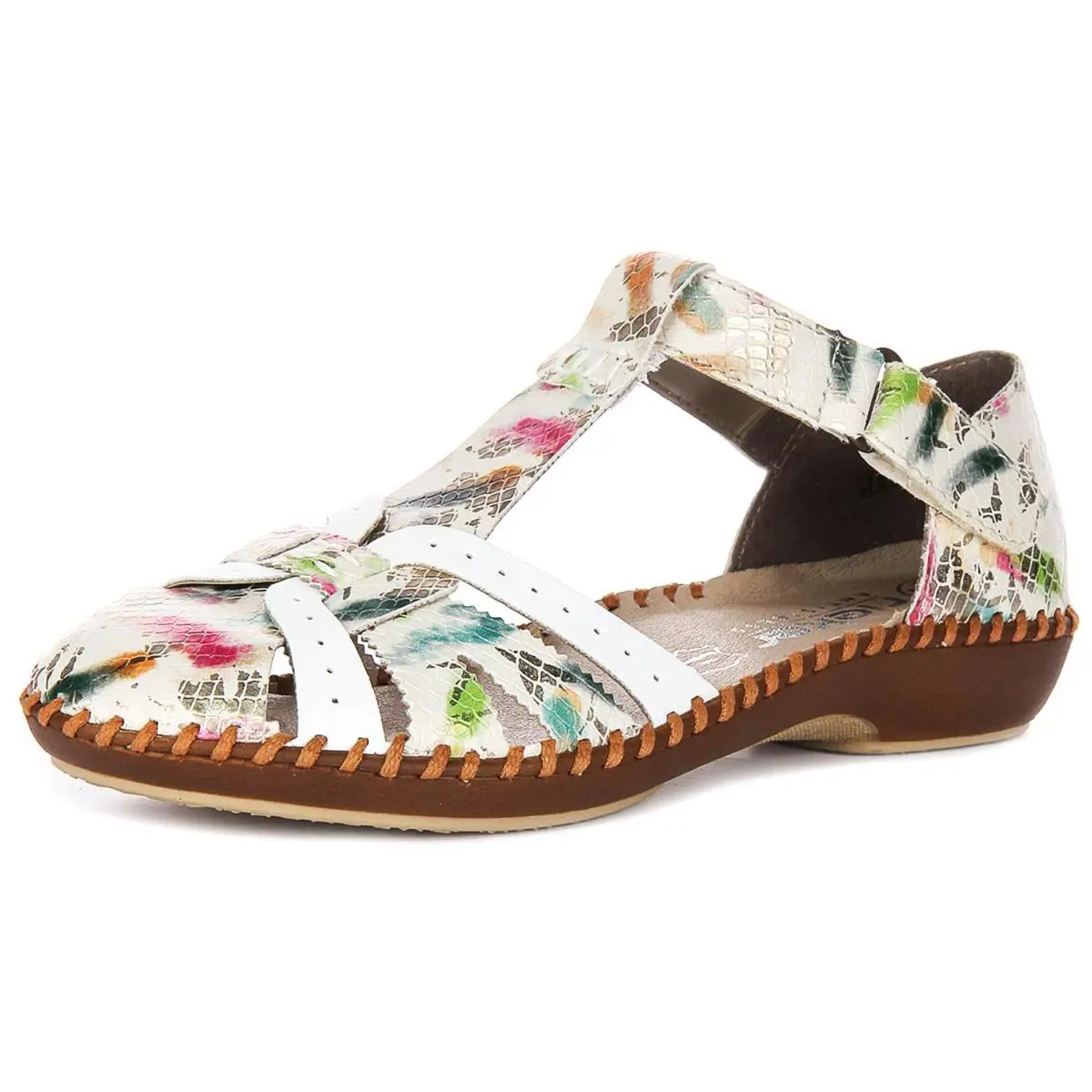 Rieker shoes - WHITE MULTI 10