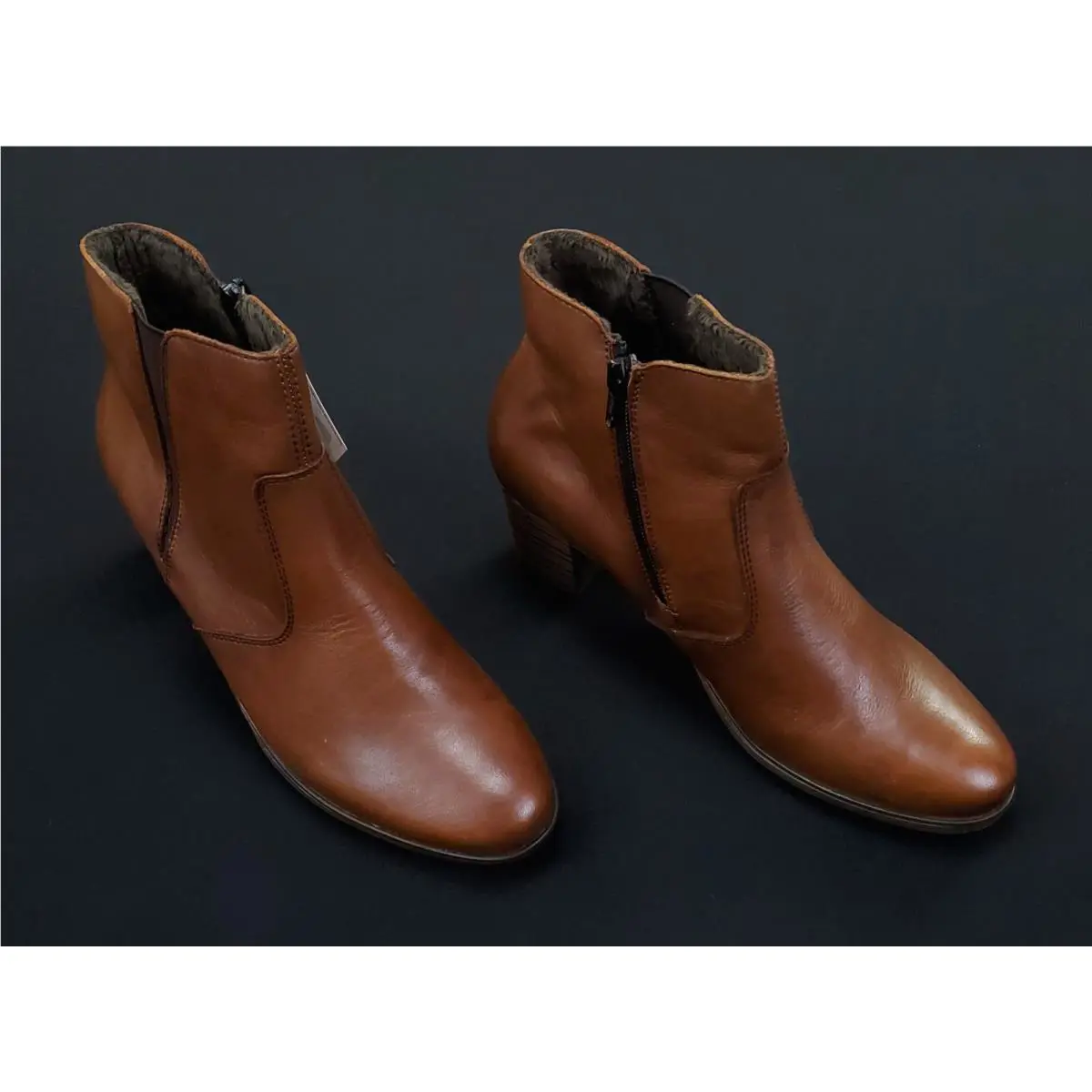 Rieker shoes - RIEKER Yvonne Leather Boot - Yvonne Leather Boot - Y8989-22 - Brown (UPC: 644403636109) 0