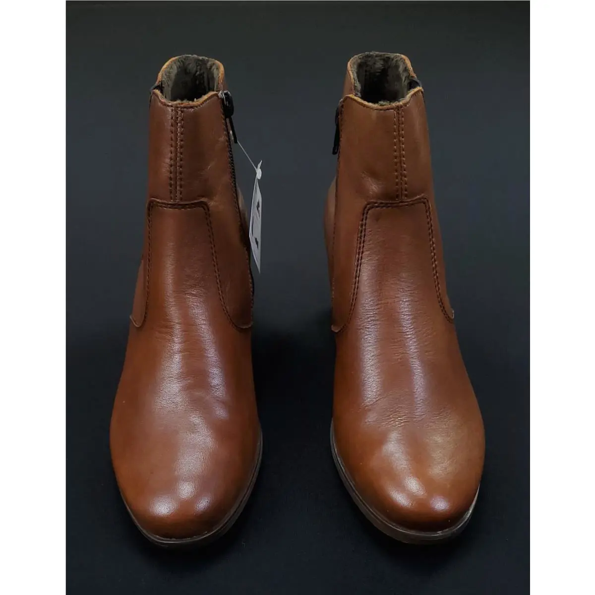 Rieker shoes - RIEKER Yvonne Leather Boot - Yvonne Leather Boot - Y8989-22 - Brown (UPC: 644403636109) 2