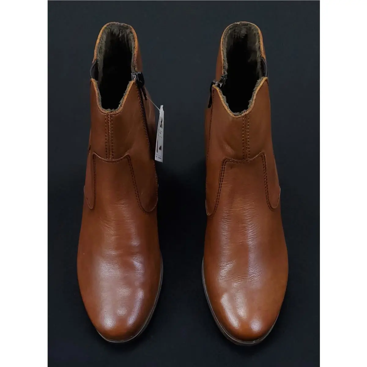 Rieker shoes - RIEKER Yvonne Leather Boot - Yvonne Leather Boot - Y8989-22 - Brown (UPC: 644403636109) 3