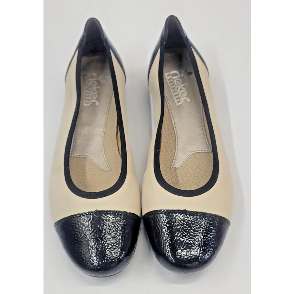 Rieker shoes - Black White Combination (UPC: 644403931037) 1