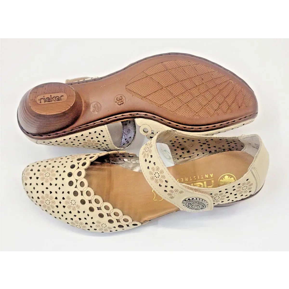 Rieker shoes - Beige Crema (UPC: 644403691610) 0