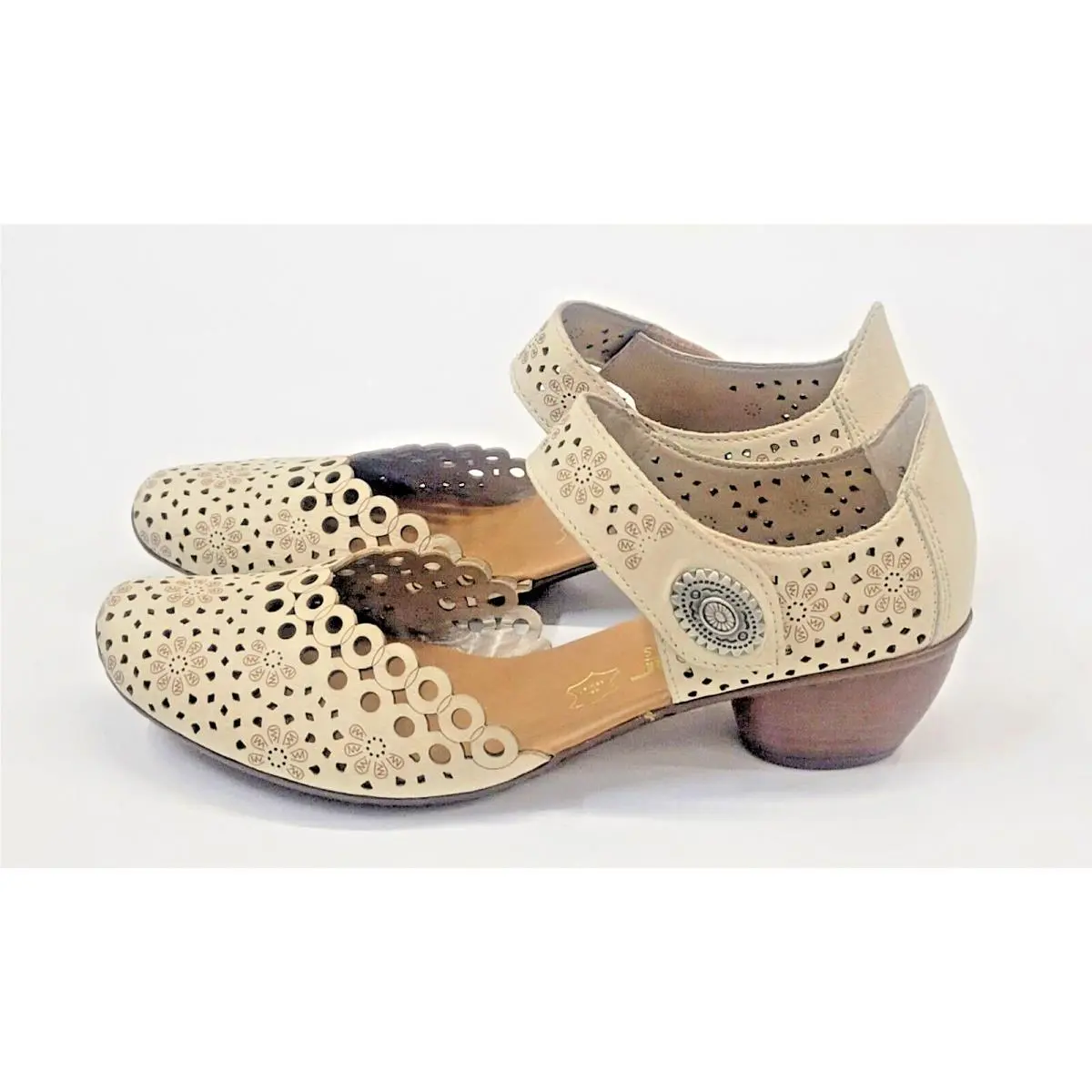 Rieker shoes - Beige Crema (UPC: 644403691610) 1