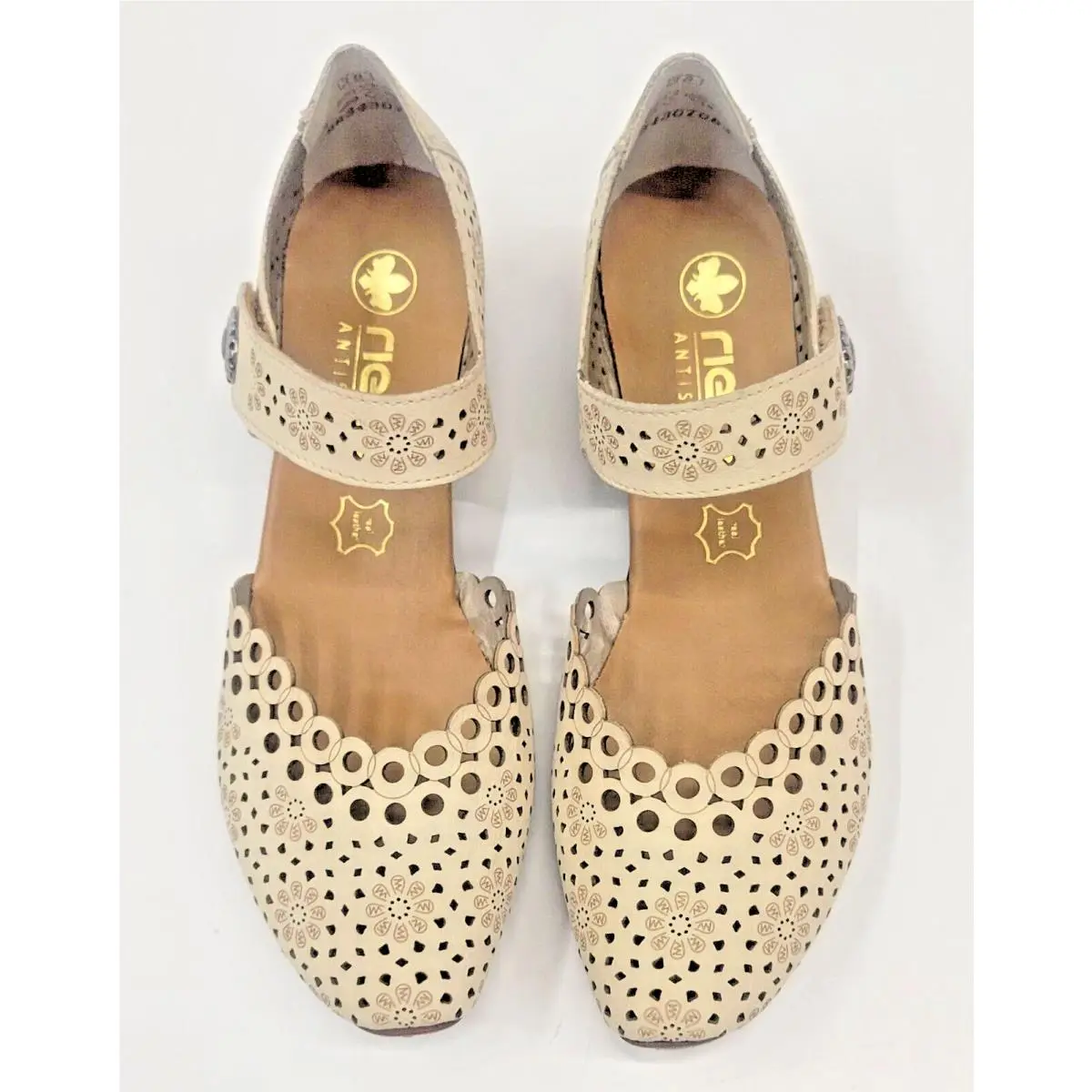 Rieker shoes - Beige Crema (UPC: 644403691610) 2
