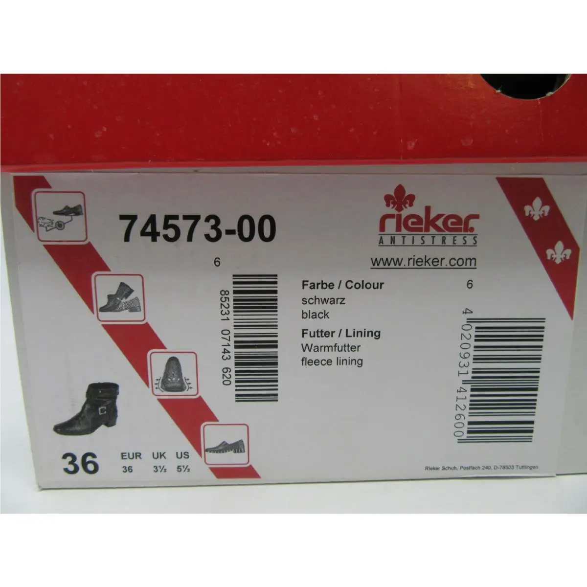Rieker shoes - Black 4