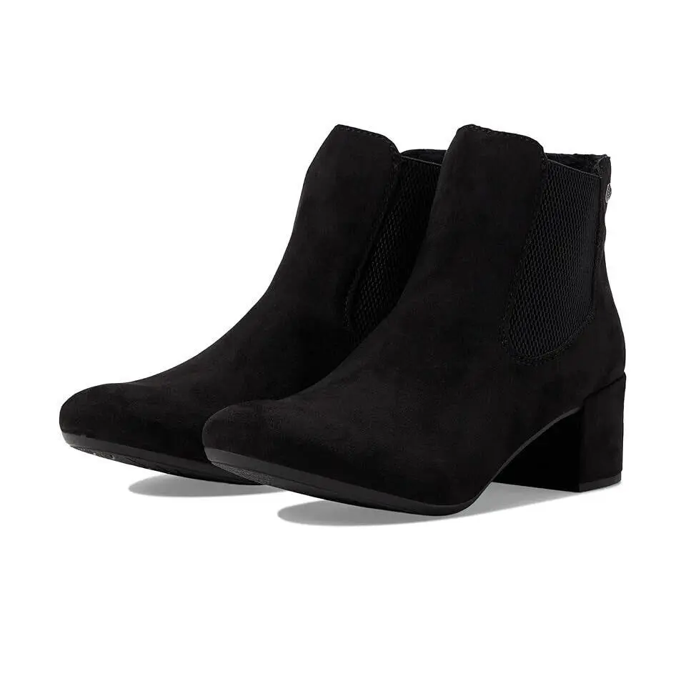 Rieker Z2256 Womens Black Block Heel Sarah 84 Bootie Size US 8 M - Black