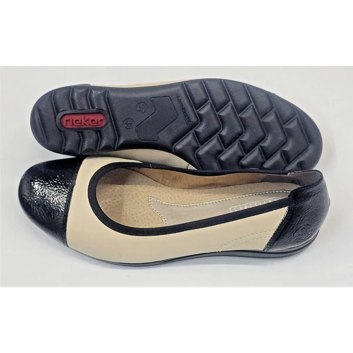 Rieker shoes - Black White Combination (UPC: 644403931013) 0