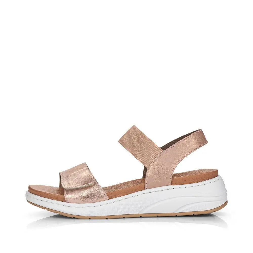 Rieker shoes - Rose Metallic 0