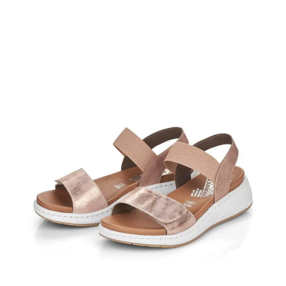 Rieker shoes - Rose Metallic 7
