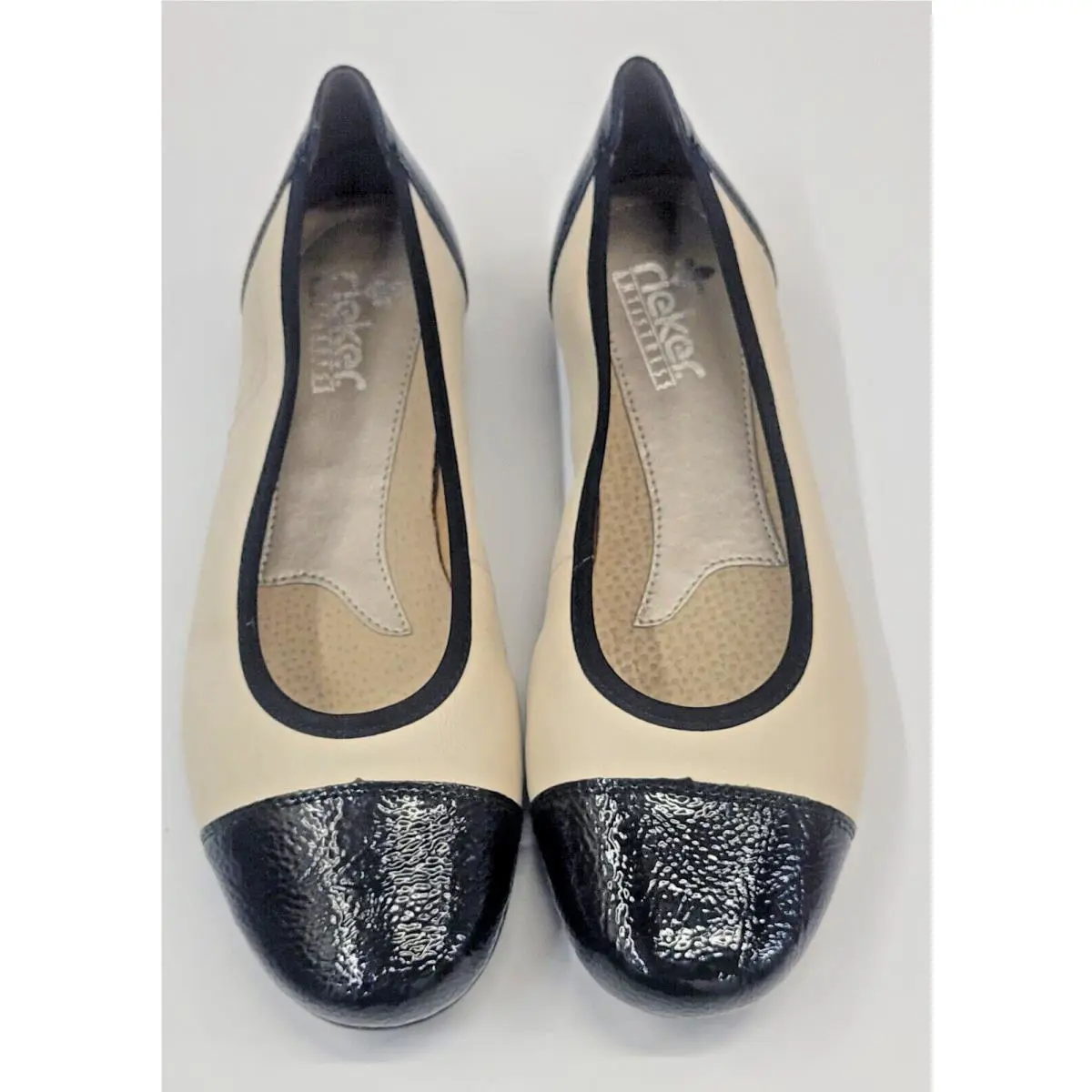Rieker shoes - Black White Combination (UPC: 644403931044) 1