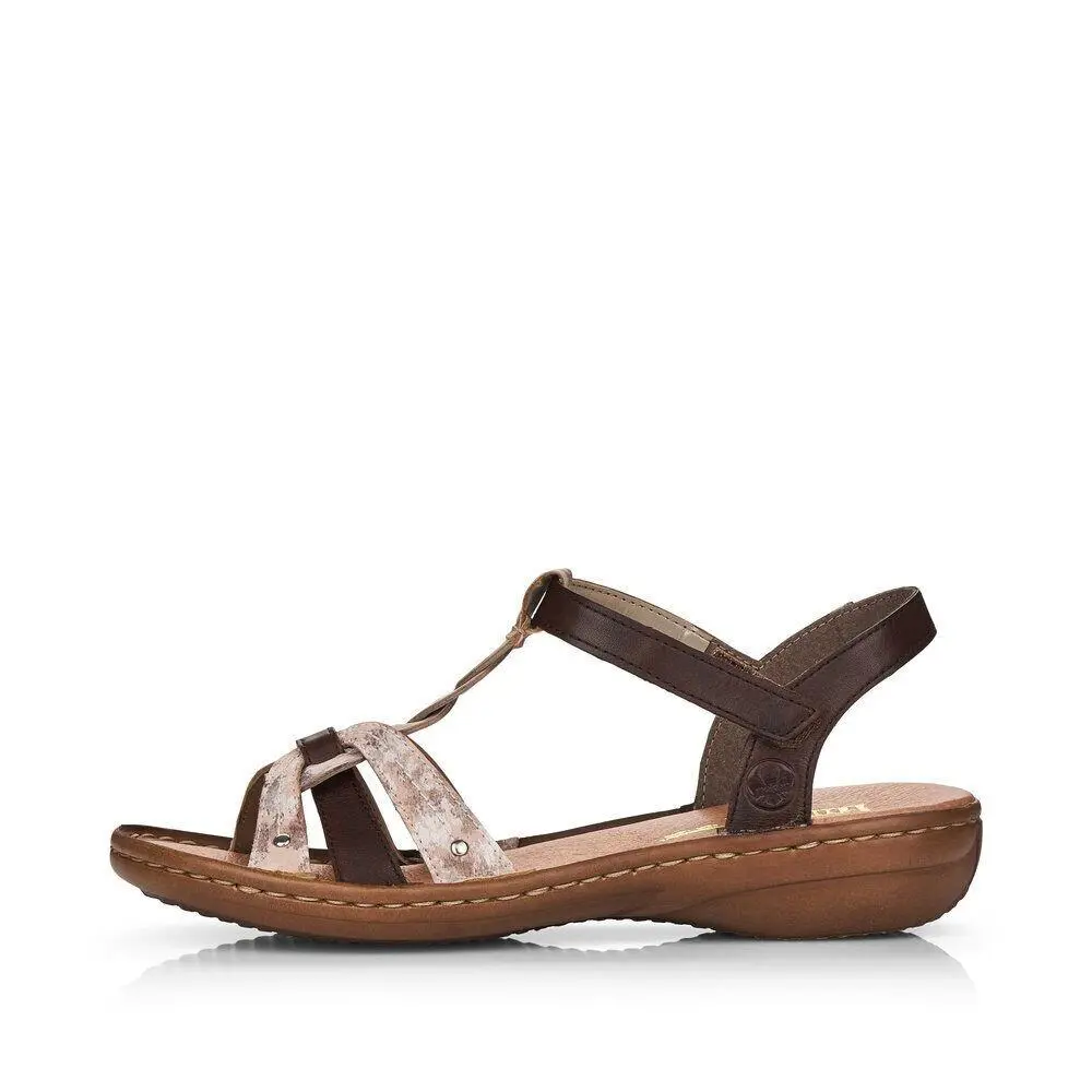 Rieker shoes - Rosa/Marone 0