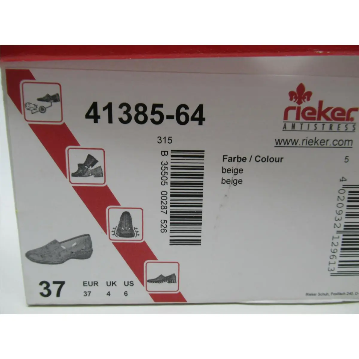 Rieker shoes - Beige 4