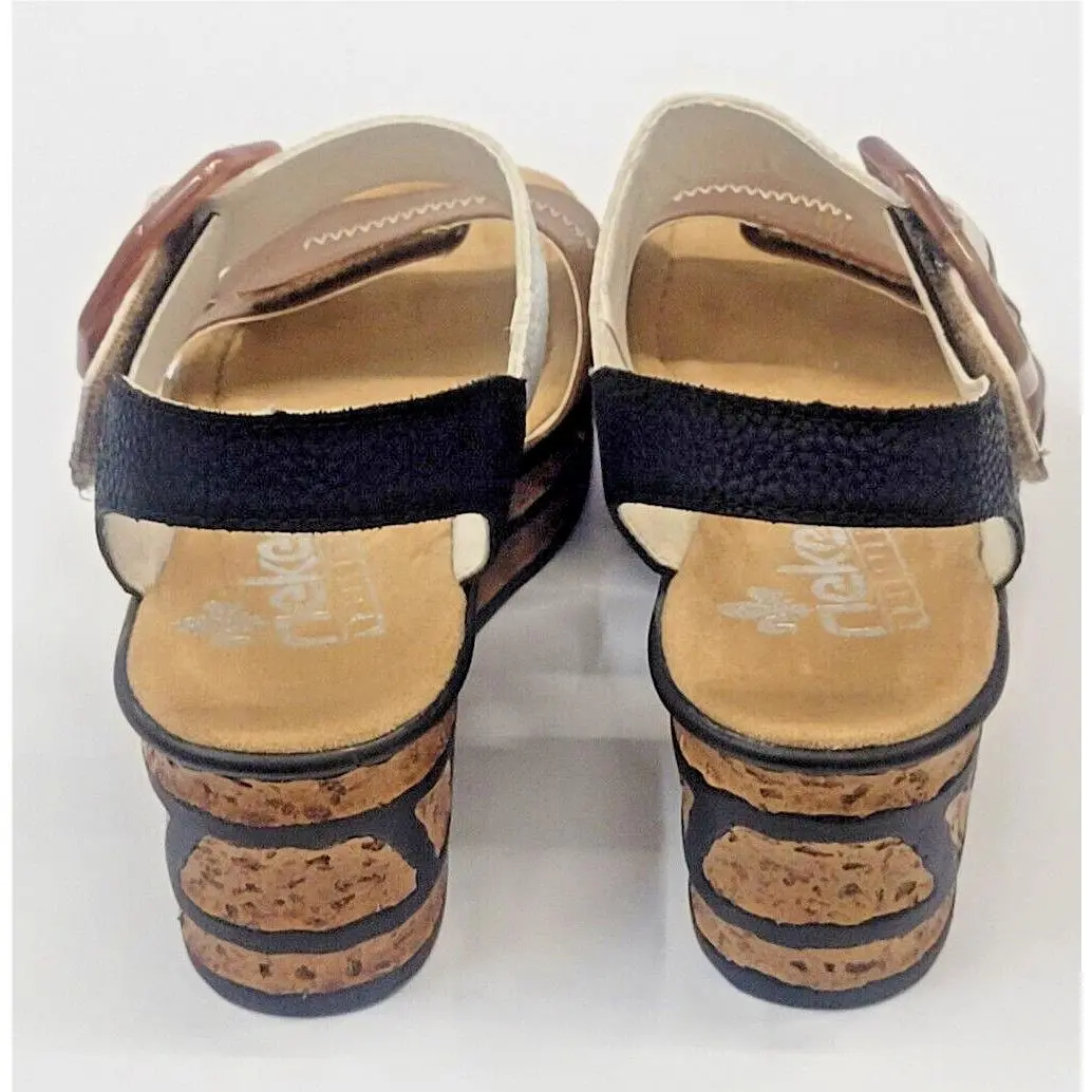 Rieker shoes - Beige Leinen Weiss (UPC: 644403886801) 3
