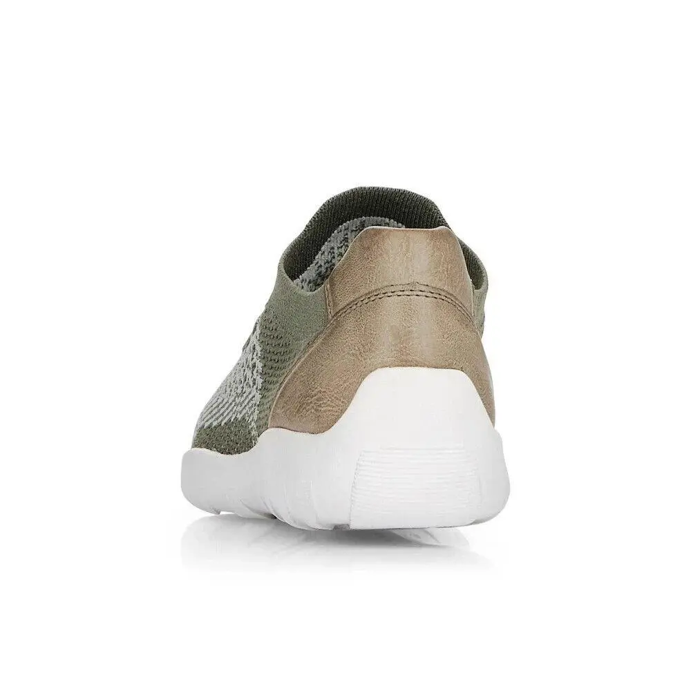 Rieker shoes - Green Khaki Grey Olive 54 3
