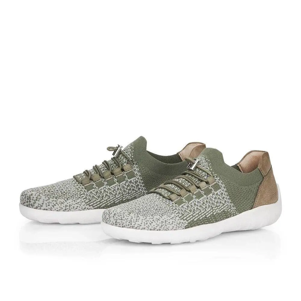 Rieker shoes - Green Khaki Grey Olive 54 7