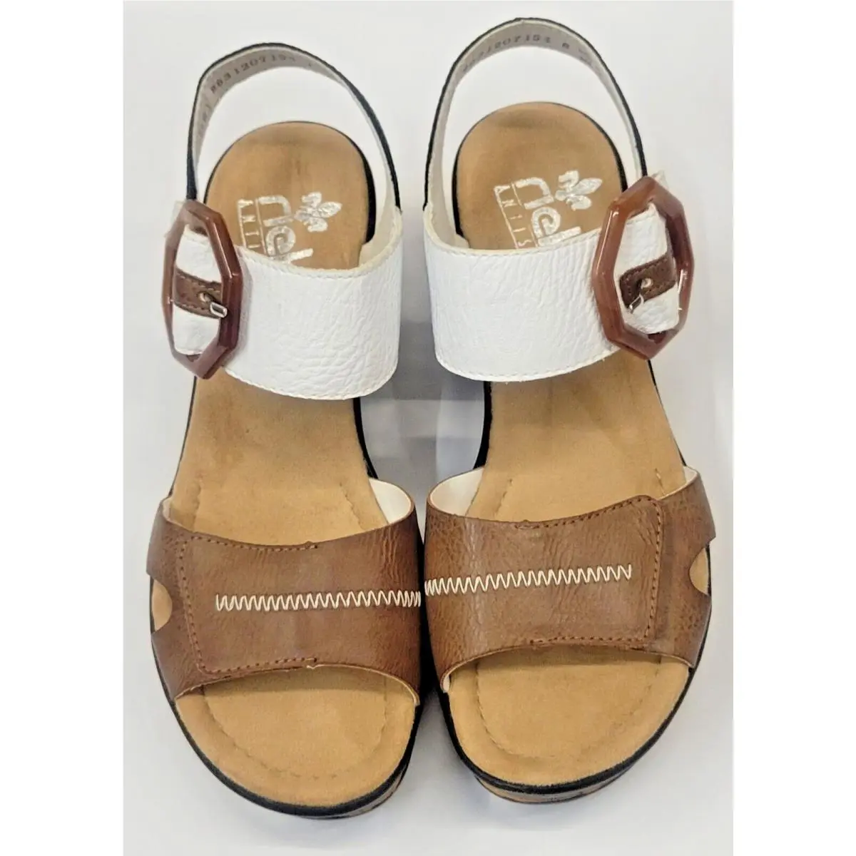 Rieker shoes - Beige Leinen Weiss (UPC: 644403886818) 0