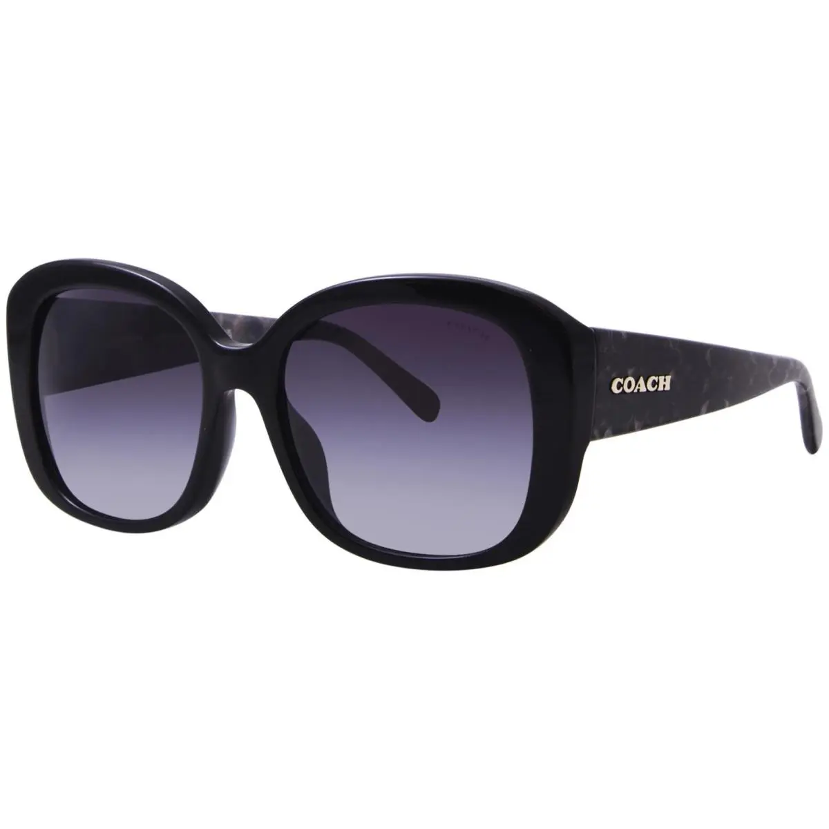 Coach CH564 HC8363U 50028G Sunglasses Women`s Black/grey Gradient 56mm