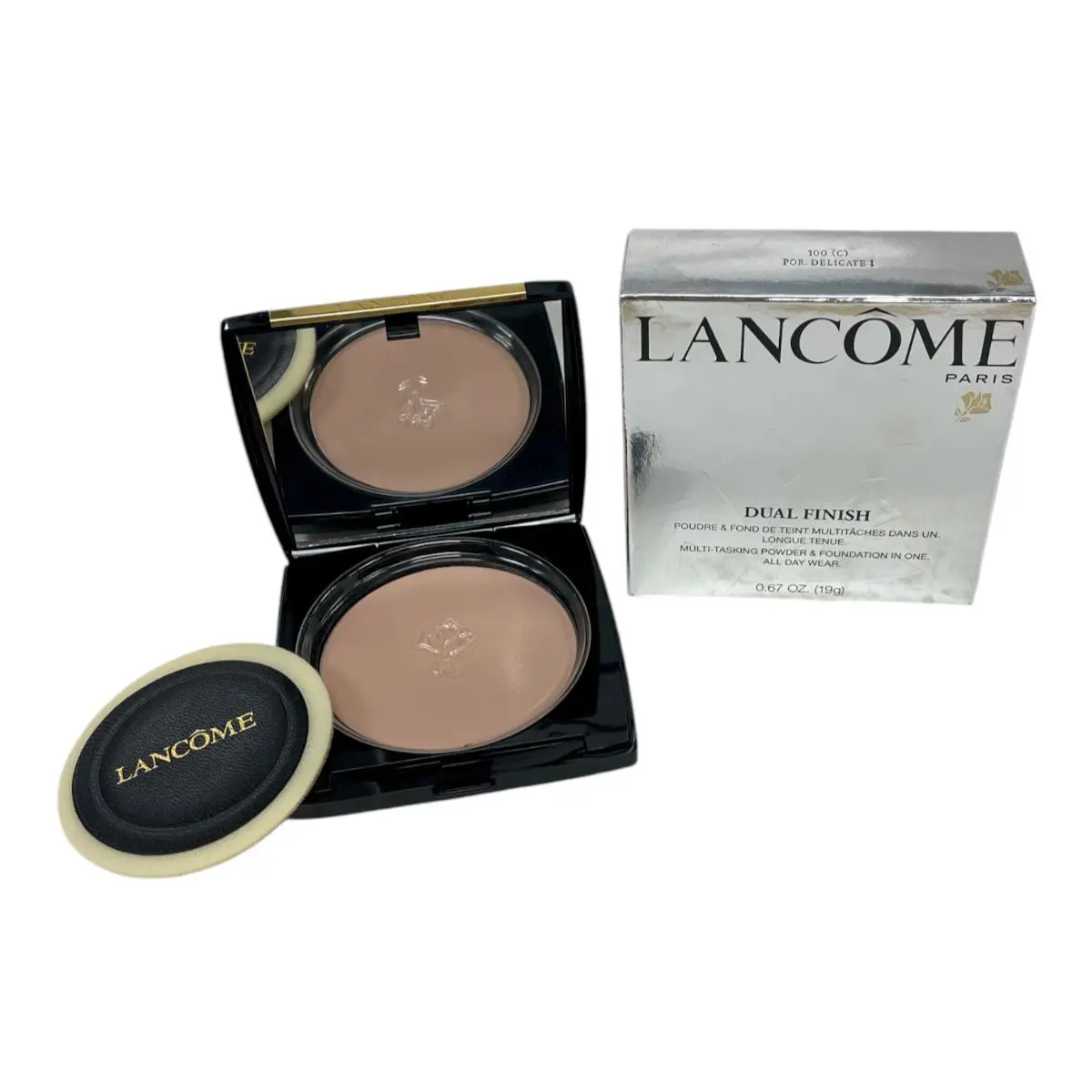 Lancome Dual Finish Multi-tasking Powder Foundation 0.67oz/19g You Pick 100 (C) Por Delicate I by Lancôme