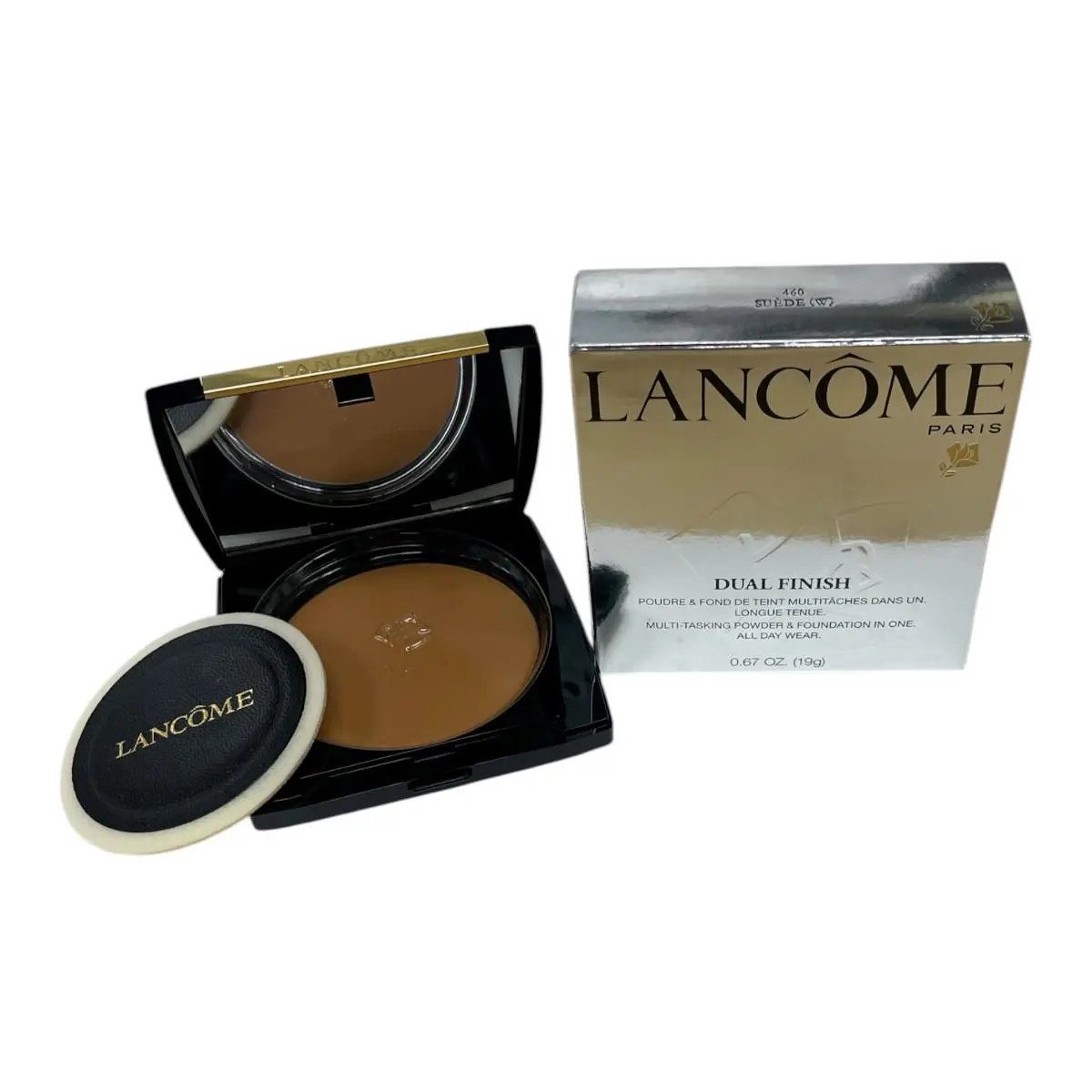 Lancome Dual Finish Multi-tasking Powder Foundation 0.67oz/19g You Pick 460 Suede (W) by Lancôme