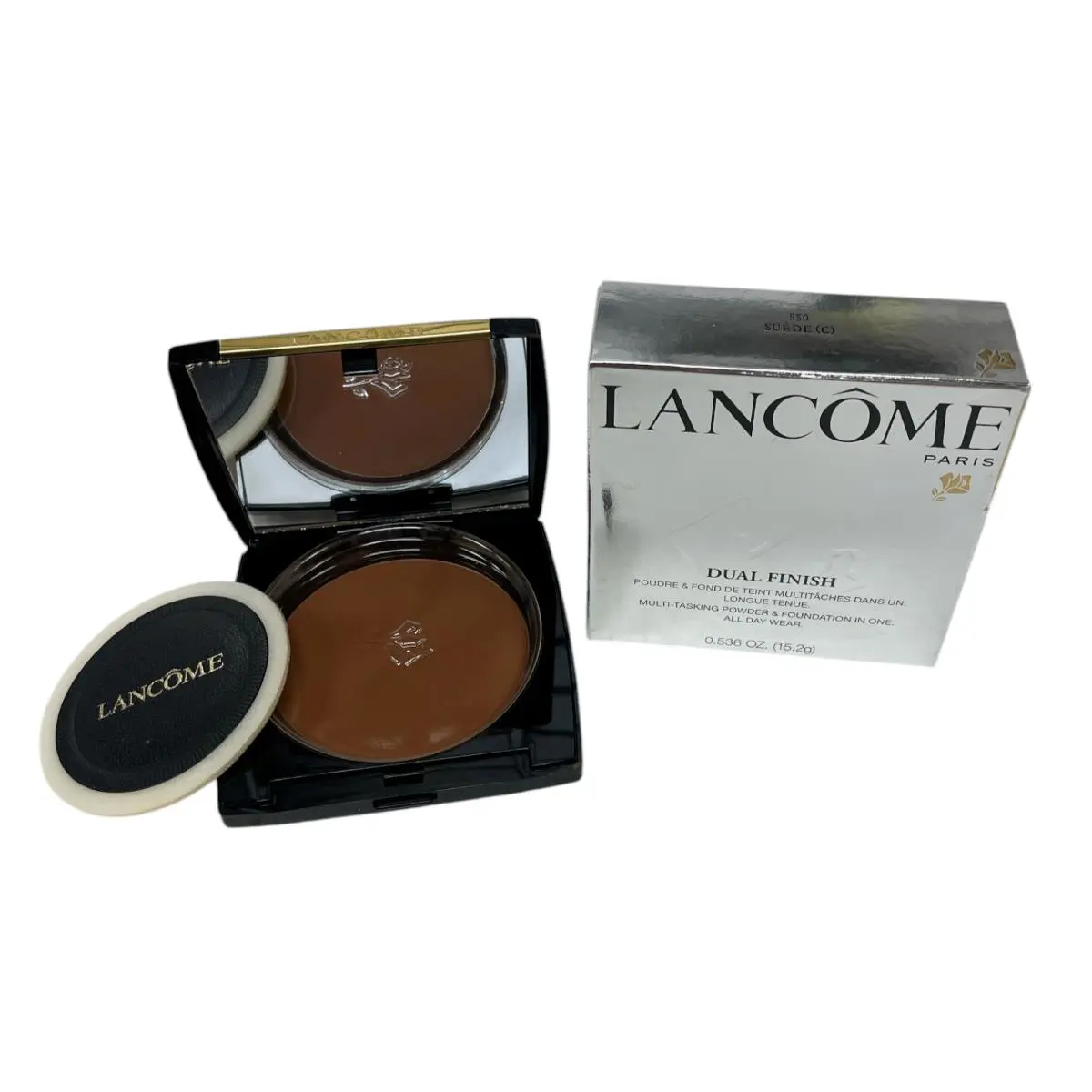 Lancome Dual Finish Multi-tasking Powder Foundation 0.67oz/19g You Pick 550 Suede (C) by Lancôme