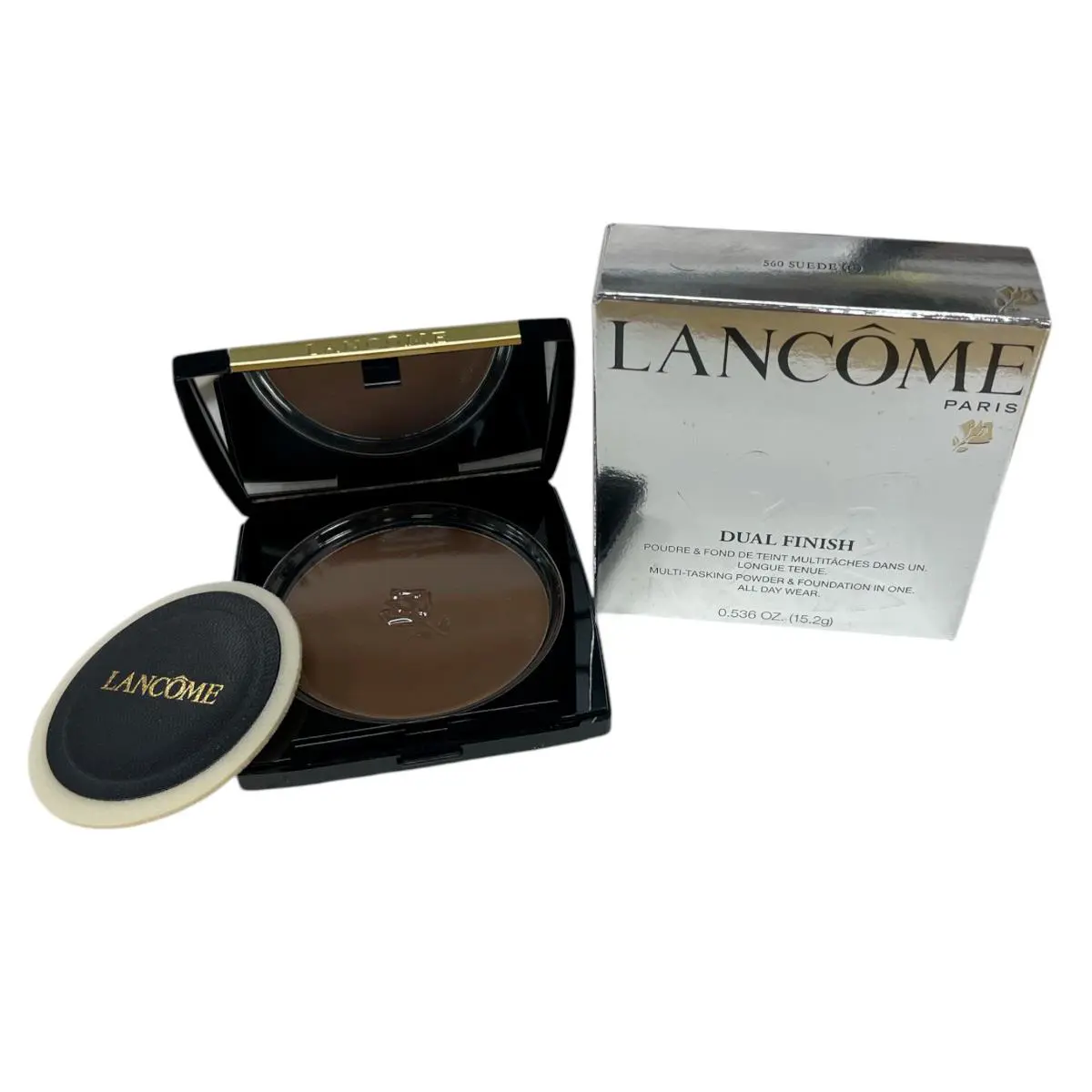 Lancome Dual Finish Multi-tasking Powder Foundation 0.67oz/19g You Pick 560 Suede (C) by Lancôme