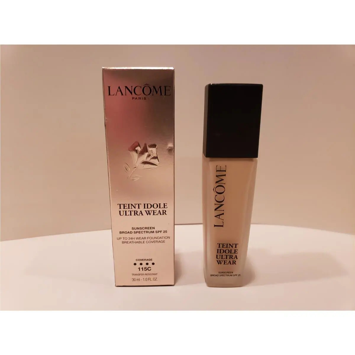Lancome Teint Idole Ultra Wear Foundation BS Spf 25 115C 12/2027