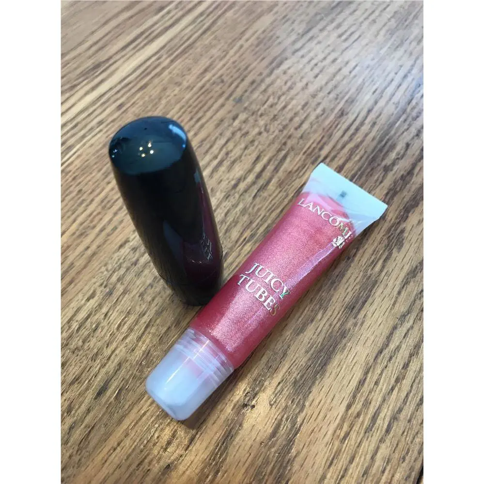 Lancôme 329 Lové It Cream 0.14OZ Juicy Tubes Lip Gloss 0.5OZ Lipstick
