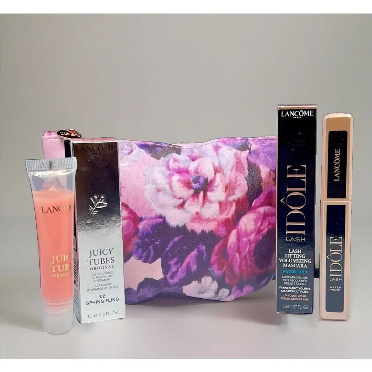 Lancome Idole Lash Lifting Volumizing Mascara Waterproof 01 Juicy Tube 02 Spring