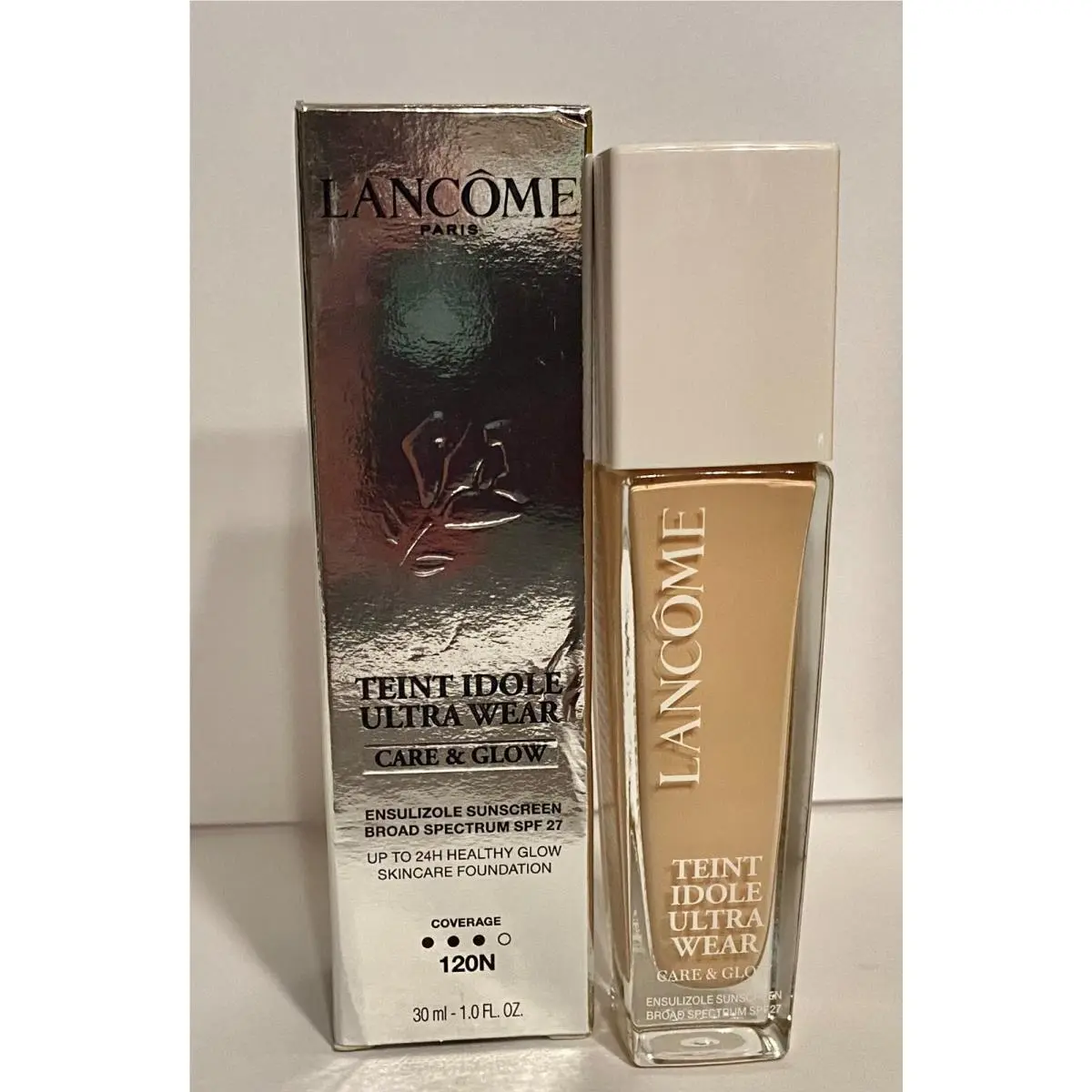 Lancome Teint Idole Ultra Wear Care Glow Foundation 120N Read Description