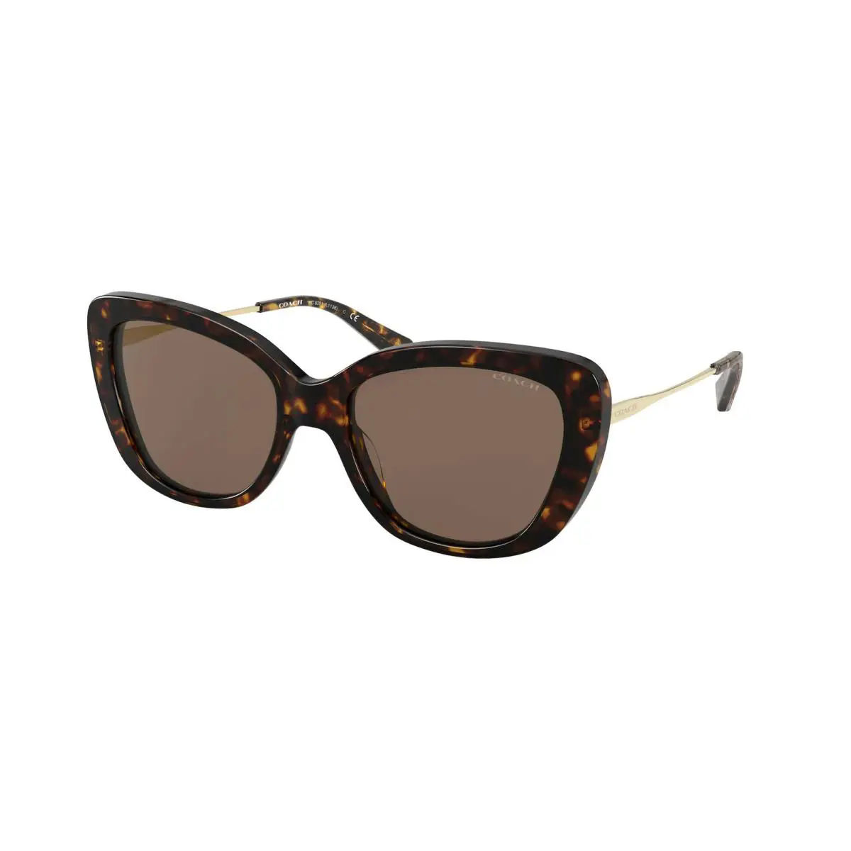 Coach L1136 HC8291 503173 Sunglasses Women`s Dark Tortoise/brown 54mm