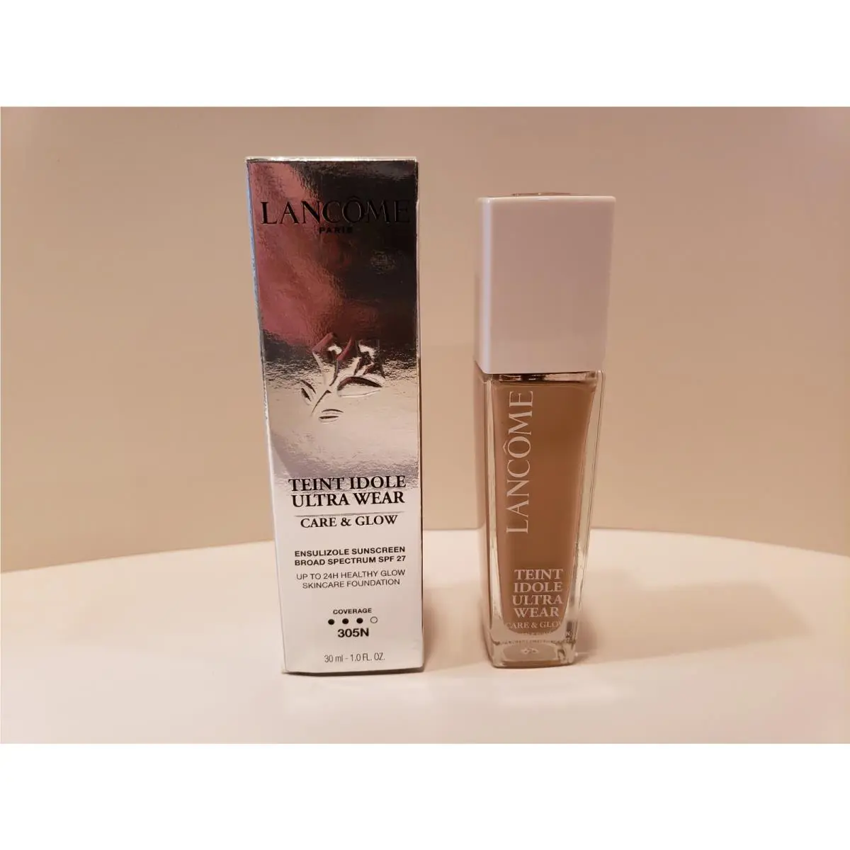 Lancome Teint Idole Ultra Wear Care Glow Foundation Spf 27 305N 4/2027