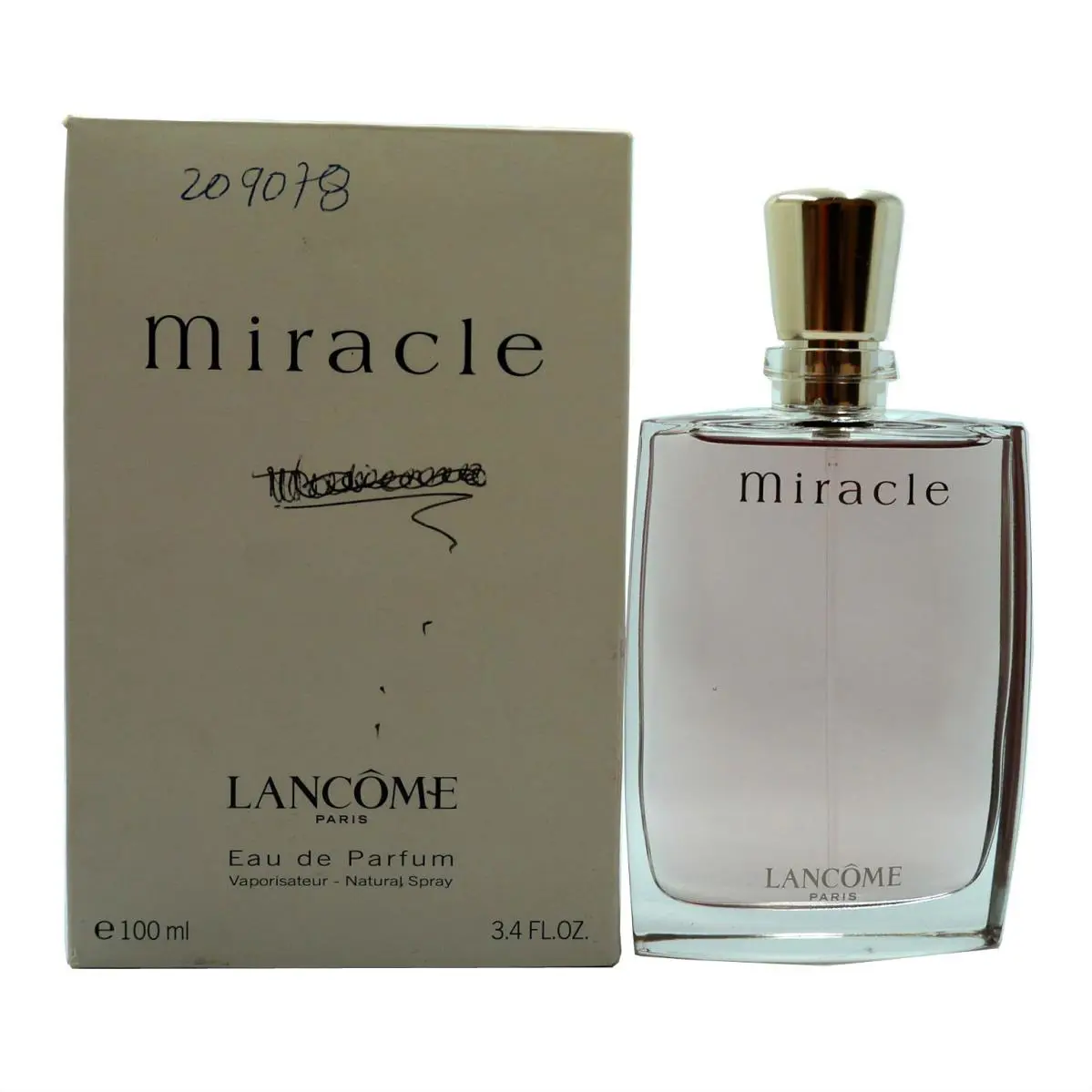 Lancome Miracle Eau DE Parfum Natural Spray 100 ML/3.4 Fl.oz. T