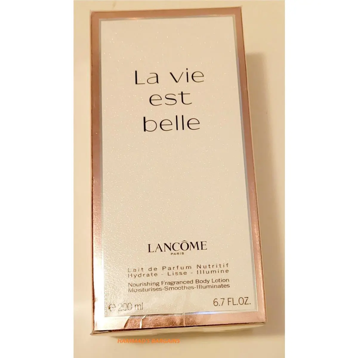 LA Vie Est Belle BY Lancome Body Lotion 6.8 OZ / 200 ML For Women